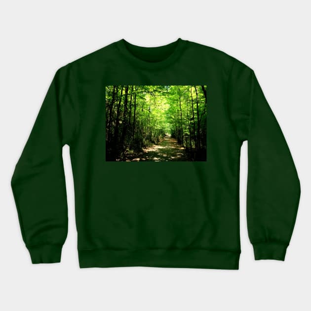 Yarrangobilly Path Crewneck Sweatshirt by Dalekboy